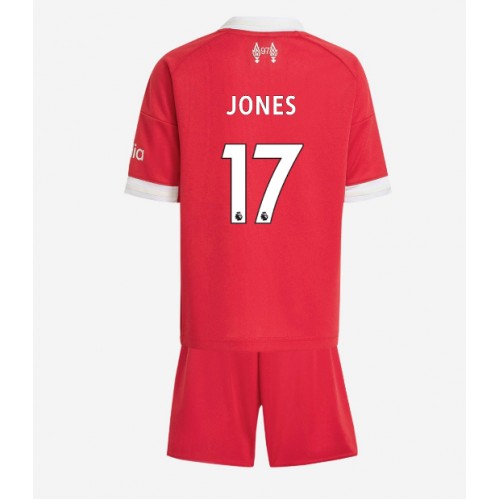 Liverpool Curtis Jones #17 Replika babykläder Hemmaställ Barn 2025-26 Kortärmad (+ korta byxor)